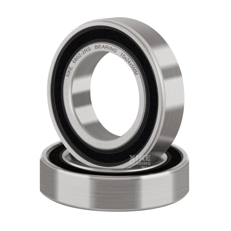XiKe 2x Roulement à billes 6802-2RS 15x24x5mm - Acier à roulements 100Cr6 et Pré-lubrifié, Double joint caoutchouc, 6802RS Roule XiKe 2x Roulement à billes 6802-2RS 15x24x5mm - Acier à roulements 100Cr6 et Pré-lubrifié, Double joint caoutchouc, 6802RS Roule