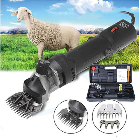 Sinbide 690W Tondeuse Electrique Professionnelle pour Mouton Animaux Mouton Laine Chèvre … (Noir)
