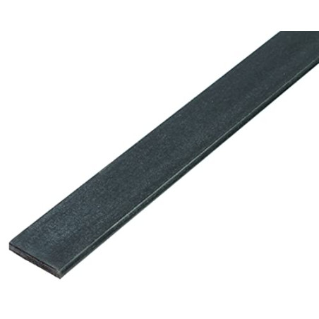 Alberts 433284 Profilé plein plat | acier | 1000 x 10 x 2 mm