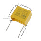 BOJACK 470 nF 0.47uF 470J 275 V Condensateurs de sécurité MEX -X2 MKP Suppression des condensateurs d'interférence en mode diffé BOJACK 470 nF 0.47uF 470J 275 V Condensateurs de sécurité MEX -X2 MKP Suppression des condensateurs d'interférence en mode diffé