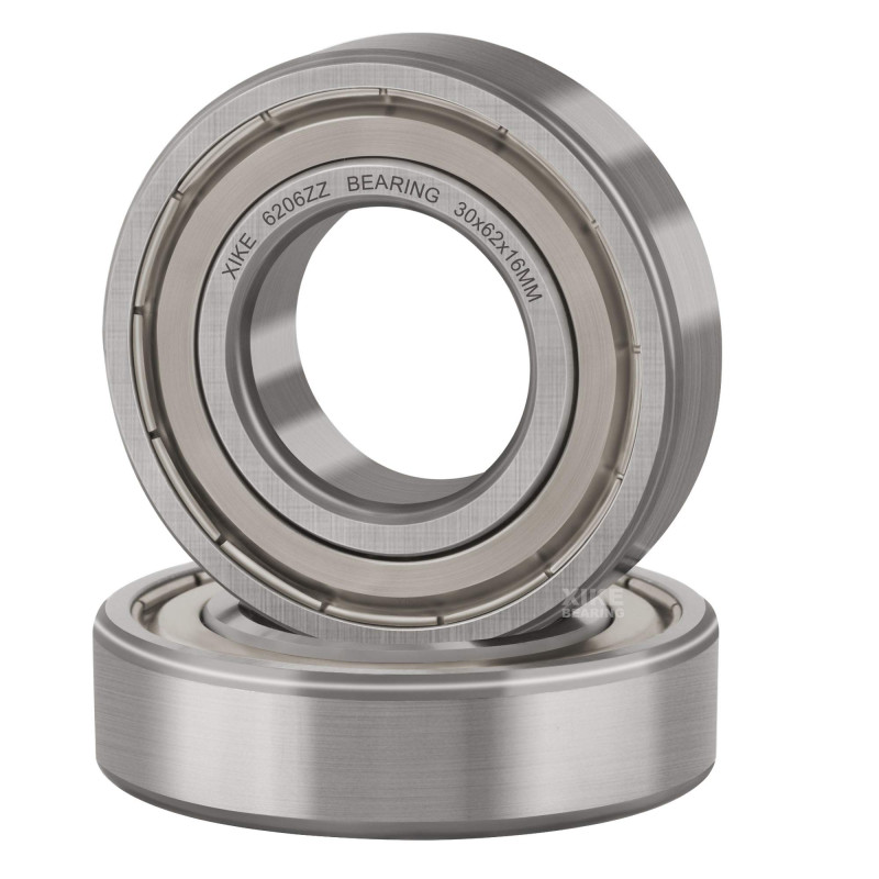 XiKe 2x Roulements à billes 6206ZZ 30x62x16mm - Prélubrifié et Acier 100Cr6, Double joint métallique, 6206-2Z Roulements à bille XiKe 2x Roulements à billes 6206ZZ 30x62x16mm - Prélubrifié et Acier 100Cr6, Double joint métallique, 6206-2Z Roulements à bille