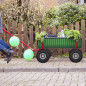 Relaxdays Diable Set de 2 brouette, Roue de Rechange axe,3.00-4, Caoutchouc 260x85 mm 80 kg, Noir Gris Relaxdays Diable Set de 2 brouette, Roue de Rechange axe,3.00-4, Caoutchouc 260x85 mm 80 kg, Noir Gris