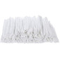 100 charlotte a resille plissee acordeon bonnets blancs jetables non tissés, élastiques, anti-poussière, pour cheveux, médecins, 100 charlotte a resille plissee acordeon bonnets blancs jetables non tissés, élastiques, anti-poussière, pour cheveux, médecins,