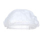 100 charlotte a resille plissee acordeon bonnets blancs jetables non tissés, élastiques, anti-poussière, pour cheveux, médecins, 100 charlotte a resille plissee acordeon bonnets blancs jetables non tissés, élastiques, anti-poussière, pour cheveux, médecins,