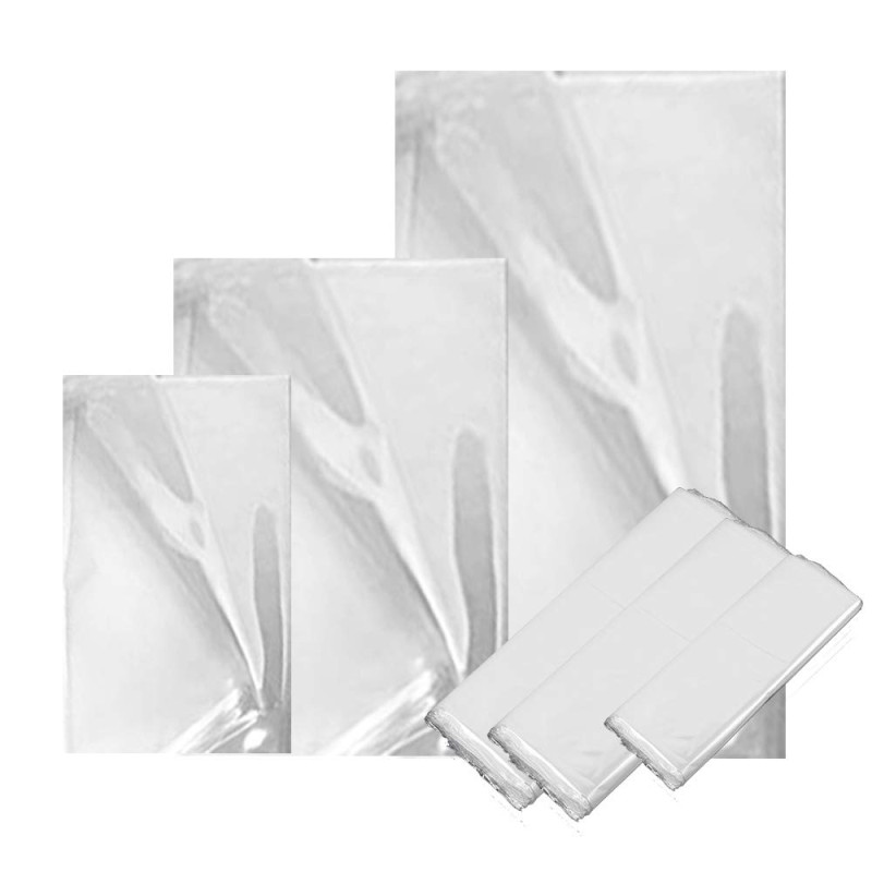 300 pcs Thermorétractable Sacs D'emballage, CNYMANY 9,9x16 12,7x19 13,2x24 cm Effacer Chaud Film rétractable De Chaleur pour Fai 300 pcs Thermorétractable Sacs D'emballage, CNYMANY 9,9x16 12,7x19 13,2x24 cm Effacer Chaud Film rétractable De Chaleur pour Fai