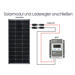 enjoy solar Câble de connexion professionnel 6mm² entre module solaire et régulateur de charge solaire Câble de connexion 8m