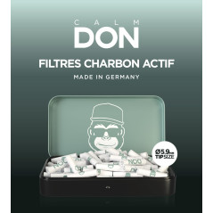 CALM DON® Active Filter | Premium filtres à charbon actif ø5.9mm [100 filtres]
