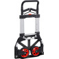 Meister 8985710 200 kg Capacity Foldable with Wheels Triple Height Adjustable Handle Large Loading Area with Solid Rubber Tread Meister 8985710 200 kg Capacity Foldable with Wheels Triple Height Adjustable Handle Large Loading Area with Solid Rubber Tread