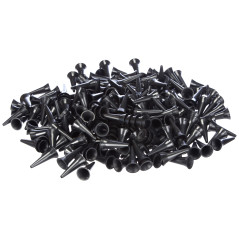 Gima - Mini Spéculum Écouteurs Jetables Ø 2,5 mm, Couleur Noir, Latex Free, Distributeur de 250 pièces
