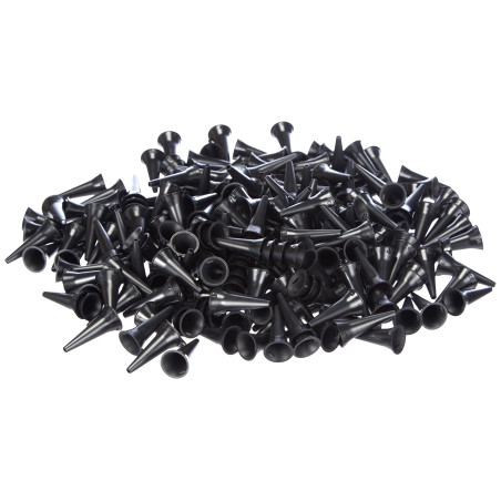 Gima - Mini Spéculum Écouteurs Jetables Ø 2,5 mm, Couleur Noir, Latex Free, Distributeur de 250 pièces