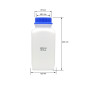 Bouteille avec bouchon à vis - Flacon de laboratoire avec couvercle, Transparent, 2500 ml Bouteille avec bouchon à vis - Flacon de laboratoire avec couvercle, Transparent, 2500 ml