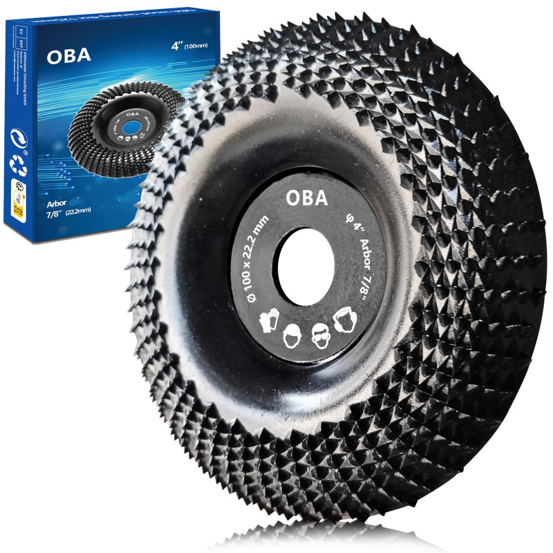 OBA disque abrasif bois pour Meuleuse d'Angle,Disque Bois Meuleuse 100mmX16mm OBA disque abrasif bois pour Meuleuse d'Angle,Disque Bois Meuleuse 100mmX16mm