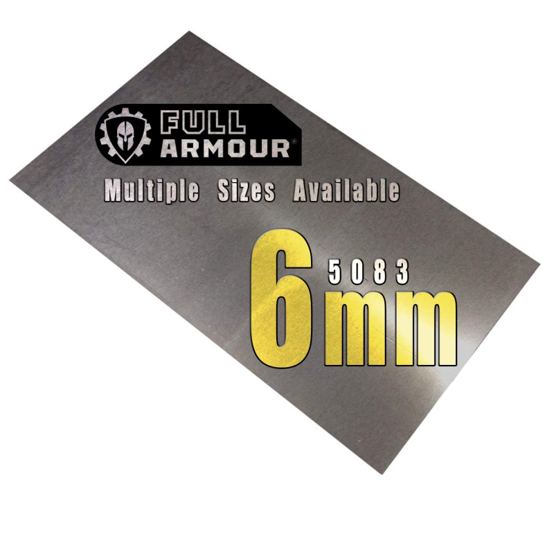 Plaque en aluminium - 6mm 100mm x 150mm (10cm x 15cm)
