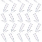 20 Pièces tubes à centrifuger,Tube à Centrifuger Transparent,Plastique Tube Microcentrifugeuse avec couvercle,Micro Tubes à Essa 20 Pièces tubes à centrifuger,Tube à Centrifuger Transparent,Plastique Tube Microcentrifugeuse avec couvercle,Micro Tubes à Essa