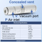 Heschen - ZU05S - Éjecteur pneumatique Fixation sous vide 6 mm (1) Heschen - ZU05S - Éjecteur pneumatique Fixation sous vide 6 mm (1)
