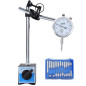 KATSU Indicateur de Test Cadran Jauge avec Base Magnétique, 0-10mm 0,01mm Précision Métrique Testeur de Bras Réglable Outil de M KATSU Indicateur de Test Cadran Jauge avec Base Magnétique, 0-10mm 0,01mm Précision Métrique Testeur de Bras Réglable Outil de M