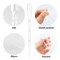 20 pièces 3 ML Pipettes de transfert en plastique,pipettes jetables de mesure,compte-gouttes jetables,pour Laboratory Experiment 20 pièces 3 ML Pipettes de transfert en plastique,pipettes jetables de mesure,compte-gouttes jetables,pour Laboratory Experiment