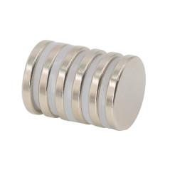 Magnetpro Aimant de disque en néodyme 25 mm dia x 3 mm d'épaisseur 6 kg Pull (paquet de 6)