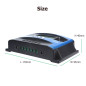 SolaMr 50A Régulateur de Charge Solaire 12V/24V Contrôleur de Charge de Batterie pour Panneau Solaire avec Écran LCD et Double P SolaMr 50A Régulateur de Charge Solaire 12V/24V Contrôleur de Charge de Batterie pour Panneau Solaire avec Écran LCD et Double P