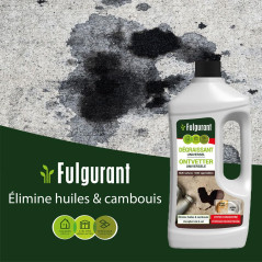Fulgurant - Dégraissant Universel Ateliers, Garages, Usines, ... Hyper Concentré, Elimine Graisses, Huiles & Cambouis sur Tous T
