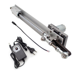 Toplionace Actionneur Linéaire à Cycle Alternatif, Moteur Télescopique Réglable à Engrenages CC 12 V/24 V Bricolage Avec Contrôl