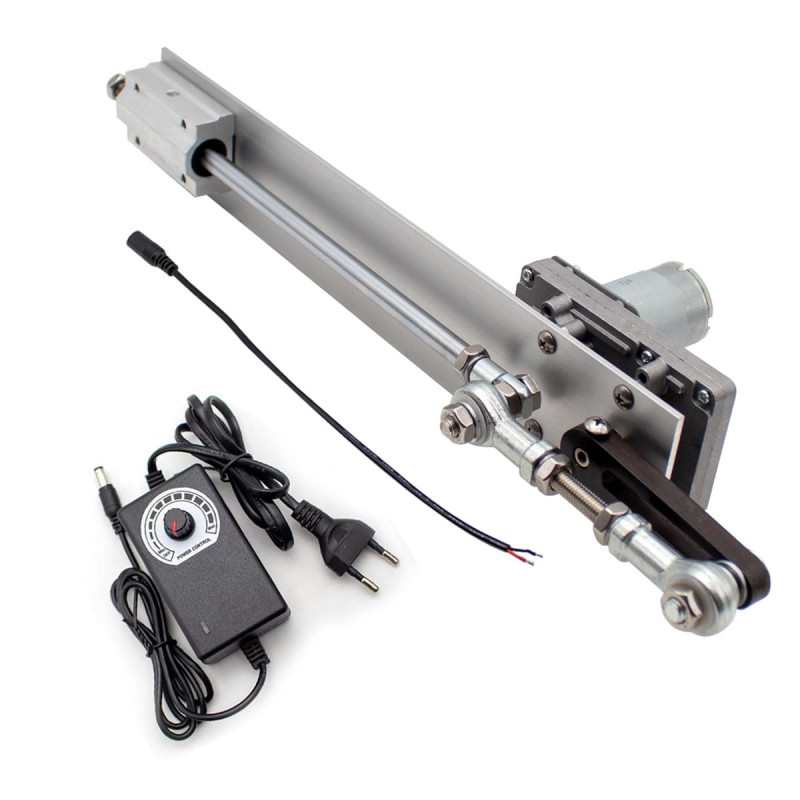 Toplionace Actionneur Linéaire à Cycle Alternatif, Moteur Télescopique Réglable à Engrenages CC 12 V/24 V Bricolage Avec Contrôl Toplionace Actionneur Linéaire à Cycle Alternatif, Moteur Télescopique Réglable à Engrenages CC 12 V/24 V Bricolage Avec Contrôl
