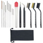 Kit de nettoyage pour buse d'imprimante 3D - 17 pièces - En acier inoxydable - Pour extrudeuse - Aiguilles de nettoyage - Pincea Kit de nettoyage pour buse d'imprimante 3D - 17 pièces - En acier inoxydable - Pour extrudeuse - Aiguilles de nettoyage - Pincea