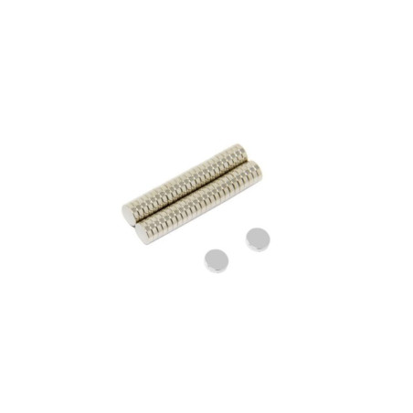 N42 Aimant Néodyme Pour Les Arts, L'Artisanat, la Fabrication de Modèles - 4mm dia x 1mm D'Épaisseur - 0,25kg de Traction - Pack