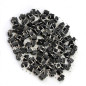 HUAZIZ 200 pièces 4Pin Mini Micro Interrupteurs à Bouton-poussoir Tactiles Momentané Miniature Momentary Tactile Tact Touch Comm HUAZIZ 200 pièces 4Pin Mini Micro Interrupteurs à Bouton-poussoir Tactiles Momentané Miniature Momentary Tactile Tact Touch Comm