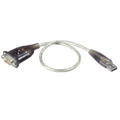 ATEN UC232A Adaptateur et connecteur de câbles USB RS-232 Argent