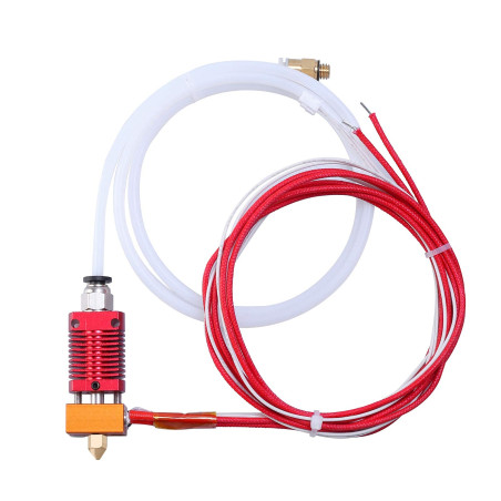 Redrex CR10 Extrudeuse Hotend 12V 40W pour imprimante 3D CR-10, CR-10S, CR-10S4, CR-10S5 Filament 1.75mm Buse 0.4mm Thermistance
