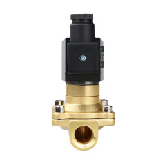 U.S. Solid 220V AC 1/2" G Electrique Électrovanne Laiton Normalement Ouvert "NO" Solenoid Valve entraînement Semi-direct Air Eau