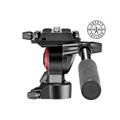 Manfrotto MVH400AH Tête Fluide Befree pour Vidéo, Aluminium, Charge maximale: 4 Kg, Noir