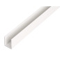 Alberts 484545 Profilé en U | plastique, en blanc | 1000 x 21 x 20 mm Alberts 484545 Profilé en U | plastique, en blanc | 1000 x 21 x 20 mm