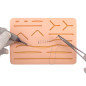 Medarchitect amélioré grand tampon de suture à 3 couches avec plaies pour pratiquer la suture - pas facilement séparé, déchiré o