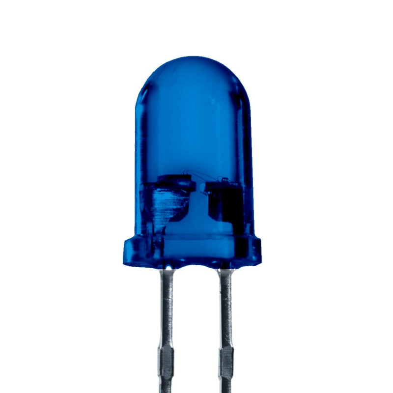 Lumetheus LED Diodes électroluminescentes 5mm couleur Bleu Ultra-lumineux 5000 mcd 100 pièces 2-3V 2 Pin LEDs Ampoule Diode à so Lumetheus LED Diodes électroluminescentes 5mm couleur Bleu Ultra-lumineux 5000 mcd 100 pièces 2-3V 2 Pin LEDs Ampoule Diode à so
