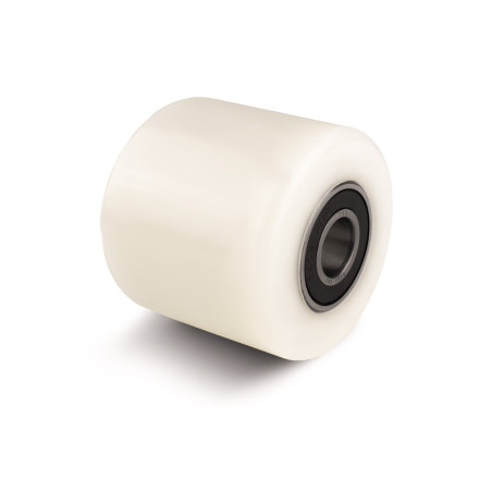 Ensemble de 4 galets de transpalette (kit de 4, diamètre de 82mm, largeur de 70mm) galet de charge en nylon/roue avec roulements