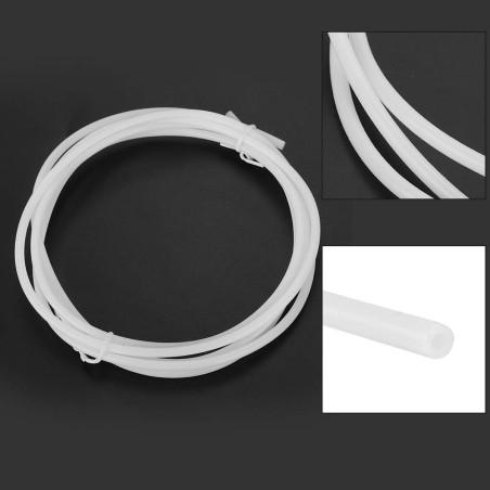 KSTE PTFE Teflon blanc Tube Bowden de 1,75 Filament (2.0mm ID/OD 4.0mm) for les imprimantes 3D (2 M)