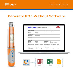 Elitech RC-51 Enregistreur de Données de Température USB Imperméable 32000 points d'enregistrement Data Logger Pour Transportati