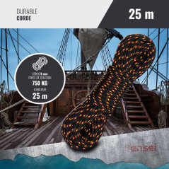 Sensei Kit de Pêche à l'Aimant, Aimant Néodyme Double Face 500 kg N52 avec Accessories