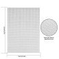 8 Pièces Grillage Fin en Acier Inoxydable, 15x21 cm 20 Mailles Fil Tissé de Treillis Métallique, Grillage Anti Rongeur pour Mous 8 Pièces Grillage Fin en Acier Inoxydable, 15x21 cm 20 Mailles Fil Tissé de Treillis Métallique, Grillage Anti Rongeur pour Mous