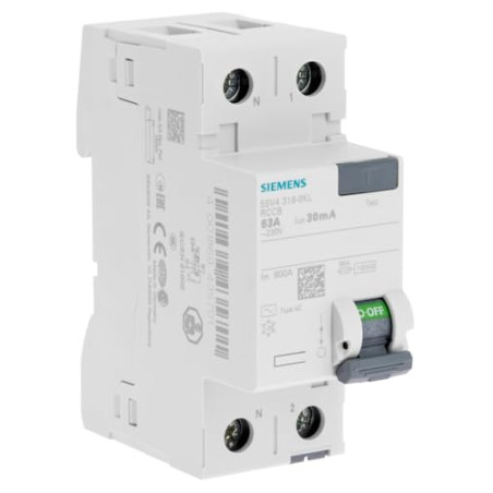 Interrupteur différentiel 30 mA 63 A Type AC