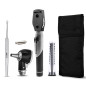 Mini otoscope à fibre optique noir avec LED supplémentaire remplaçable pour adultes et animaux de compagnie Mini otoscope à fibre optique noir avec LED supplémentaire remplaçable pour adultes et animaux de compagnie