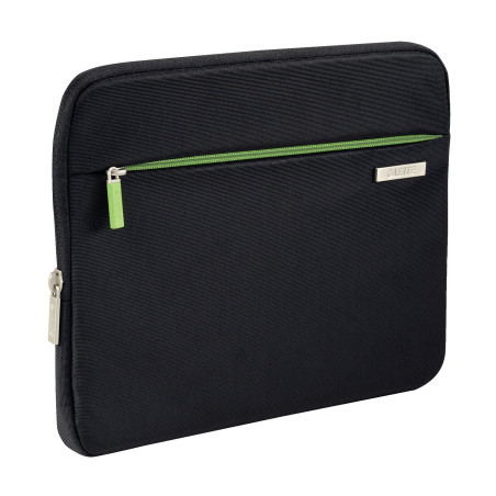 Leitz Pochette pour Tablette 10“, 5 Poches de Rangement, Noir, Polyester Déperlant, Smart Traveller, 62930095