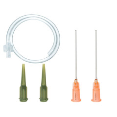 Set de seringues - 60ml Softmatik LuerLock + 10ml Softmatik Luer Syringe avec aiguille émoussée de 40mm, 2x embout de dosage et 