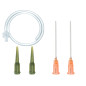 Set de seringues - 60ml Softmatik LuerLock + 10ml Softmatik Luer Syringe avec aiguille émoussée de 40mm, 2x embout de dosage et Set de seringues - 60ml Softmatik LuerLock + 10ml Softmatik Luer Syringe avec aiguille émoussée de 40mm, 2x embout de dosage et