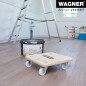 Wagner Chariot de Transport MM 1352 I 29 x 29 x 8,5 cm - Charge 250 kg - pour Objets, équipements et Meubles I Trou de préhensio