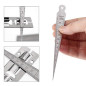 Bestgle Jauge Conique 1-15mm 1/32-5/8" Acier Inoxydable Jauge de Soudage Conique Inch Métrique Palpeur Métrique Trou Mesure Outi Bestgle Jauge Conique 1-15mm 1/32-5/8" Acier Inoxydable Jauge de Soudage Conique Inch Métrique Palpeur Métrique Trou Mesure Outi