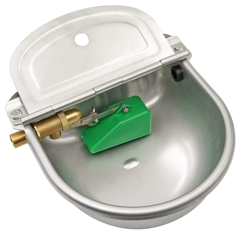 MUALROUS Abreuvoir Automatique en Acier Inoxydable pour Viande De Bœuf avec Valve en Laiton 1/2" Cheval, Bovin, Chèvre, Mouton, MUALROUS Abreuvoir Automatique en Acier Inoxydable pour Viande De Bœuf avec Valve en Laiton 1/2" Cheval, Bovin, Chèvre, Mouton,