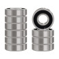 XiKe 698-2RS Roulement à Billes à Double Étanchéité 8x19x6mm Acier au Chrome et Pré-lubrifiés, 698RS Roulements à billes miniatu XiKe 698-2RS Roulement à Billes à Double Étanchéité 8x19x6mm Acier au Chrome et Pré-lubrifiés, 698RS Roulements à billes miniatu